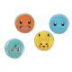 Pokémon Thunder  set de 4 mingi de cauciuc