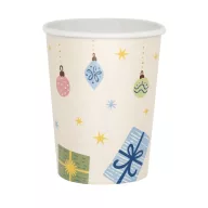   Crăciun Winter Woodland Pahar din hârtie Pădurea de iarnă 8 buc 250 ml
