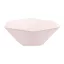 Colorat Vert Decor Farfurie adâncă hexagonală roz 6 bucăți 15,8 cm