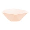 Peach Vert Decor farfurie adâncă hexagonală 6 buc 15,8 cm