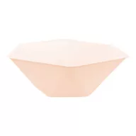   Colorat Vert Decor Farfurie adâncă hexagonală de piersici set de 6, 15,8 cm