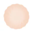 Colorat Vert Decor Farfurie adâncă piersică set de 6 - 14.8 cm