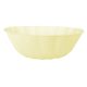 Colorat Vert Decor Farfurie adâncă galbenă, set de 6, 14,8 cm