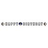 Fotbal Kick It Semn de hârtie Happy Birthday 180 cm