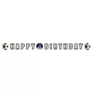 Fotbal Kick It Semn de hârtie Happy Birthday 180 cm