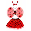 Buburuză Striped Set tutu Dots 3-8 ani