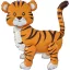 Tigru Multi Orange balon folie 63 cm