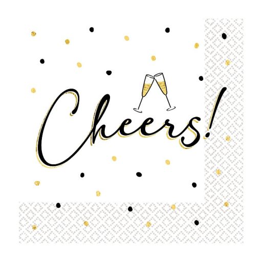 Sărbătorește Cheers set de șervețele 16 buc, 33x33 cm
