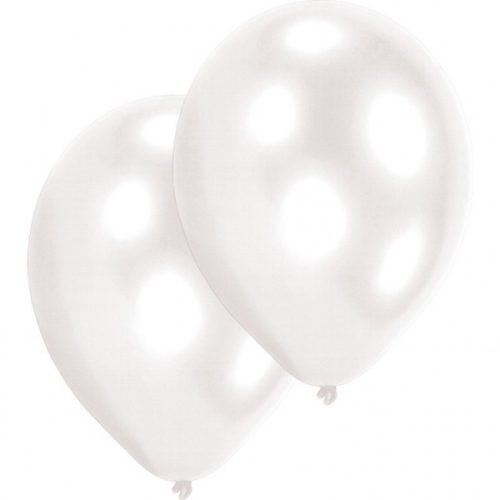 Alb White balon, balon 10 bucăți 11 inch (27,5 cm)