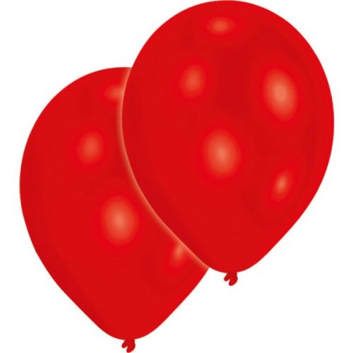 Roșu Red balon, balon 10 bucăți 11 inch (27,5 cm)