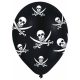 Pirat Jolly Roger balon, balon 6 bucăți 11 inch (27,5 cm)