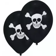 Pirat Skull balon, set 8 bucăți (10 inci / 25.4 cm)