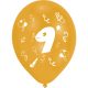 Happy Birthday 9 Ribbon balon, balon 8 bucăți 10 inch (25,4 cm)