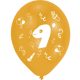 Happy Birthday 9 Ribbon balon, balon 8 bucăți 10 inch (25,4 cm)