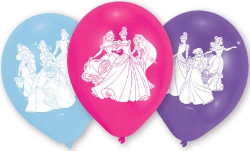 Disney Hercegnők léggömb, lufi 6 db-os