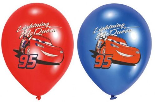 Disney Mașini Smile balon, balon 6 bucăți 11 inch (27,5 cm)