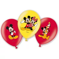   Disney Mickey Fun Balon Minnie, set de 6 bucăți, 11 inch (27,5 cm)