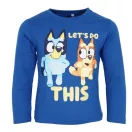 Bluey Let's Do tricou cu mânecă lungă pentru copii, 2 - 6 ani / 92 - 116 cm