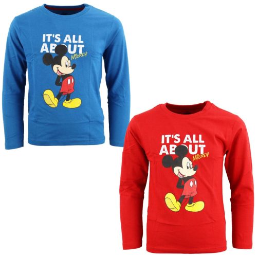 Disney Mickey All About copii tricou cu mânecă lungă 98-128 cm