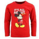 Disney Mickey  All About tricou pentru copii cu mânecă lungă 98-128 cm