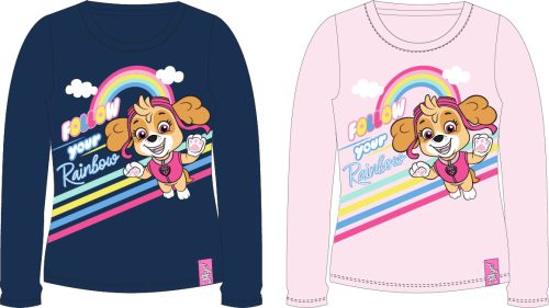 Patrula Cățelușilor Rainbow copii tricou lung, top 98-128 cm