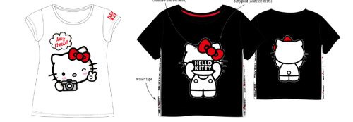Hello Kitty Foto copii scurt tricou, top 104-134 cm