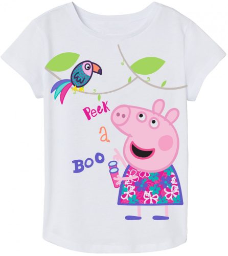 Purcelușa Peppa copii short tricou, top 92-116 cm