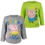 Purcelușa Peppa Tricou lung pentru copii George, top 92-116 cm