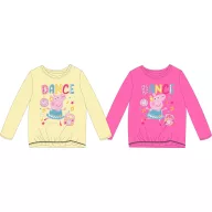   Purcelușa Peppa Dance tricou cu mânecă lungă pentru copii, de sus 92-116 cm