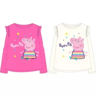   Purcelușa Peppa tricou cu mânecă lungă pentru copii, de sus 92-116 cm