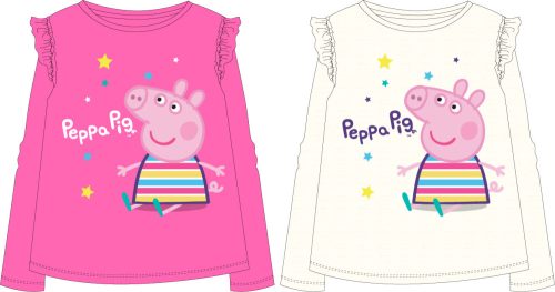 Purcelușa Peppa tricou cu mânecă lungă pentru copii, de sus 92-116 cm