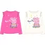 Purcelușa Peppa tricou cu mânecă lungă pentru copii, de sus 92-116 cm