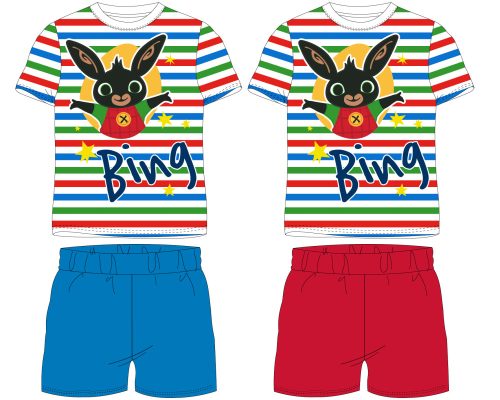 Bing Striped pijamale scurte pentru copii 92-116 cm