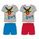 Bing Striped pijamale scurte pentru copii 92-116 cm