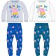 Purcelușa Peppa Friends copii lungi pijamale 92-116 cm
