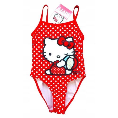 Hello Kitty Red copii costum de baie, de înot 104-134 cm