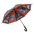 Miraculos: Buburuza și Motan Noir umbrelă semi-automată pentru copii Ø74 cm