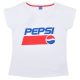Pepsi White scurt pentru femei tricou, top XS-XL