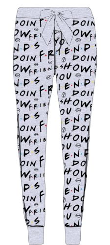 Prietenii tăi Grey pantaloni de pijama lungi pentru femei S