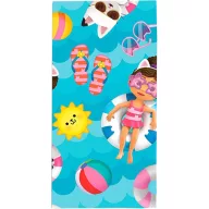   Gabby's Dollhouse Summer prosop de baie, prosop de plajă 70x140cm