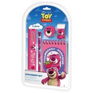   Disney Povestea Jucăriilor Lotso Strawberry Set de papetărie de 5 bucăți