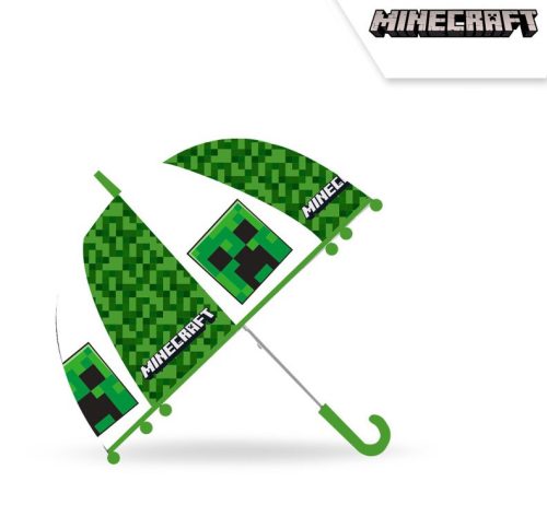 Minecraft copii umbrelă transparentă semiautomată Ø70 cm Minecraft copii umbrelă transparentă semiautomată Ø70 cm