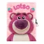 Disney Povestea Jucăriilor Lotso Strawberry Jurnal cu lacăt A5 din pluș 3D