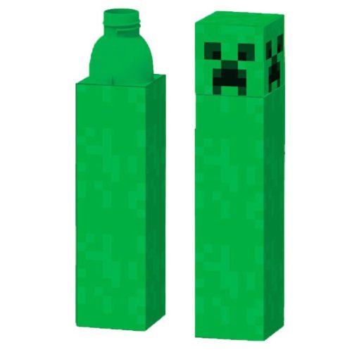 Minecraft Creeper sticlă de apă din plastic, sticlă sport 650 ml