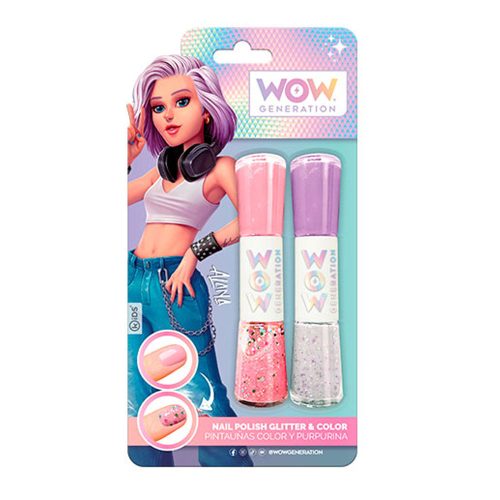 WOW Generation Set de ojă colorată și sclipitoare Alana