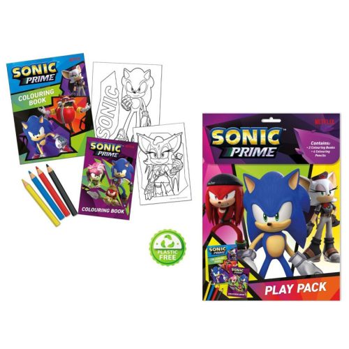Sonic the hedgehog Prime carte de colorat set