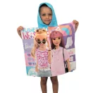 Barbie Together poncho prosop de plajă 60x120 cm