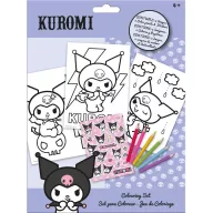 Hello Kitty Kuromi set de colorat cu autocolante
