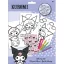 Hello Kitty Kuromi set de colorat cu autocolante