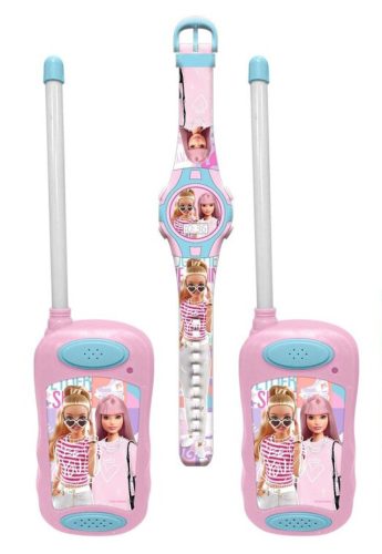 Barbie walkie talkie + ceas digital set